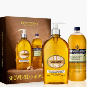 L'Occitane歐舒丹杏仁沐浴油超值套裝