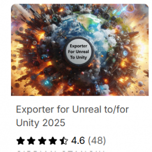 Exporter for Unreal to/for Unity 2025