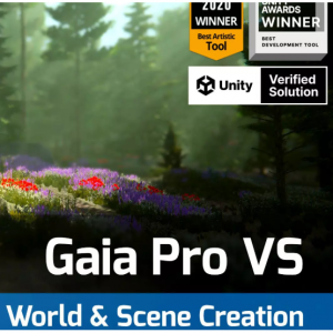 Gaia Pro VS 软件 - 可以快速生成包含山脉、河流、湖泊、森林等元素的复杂地形