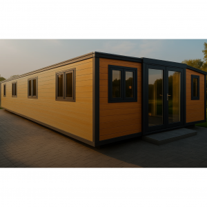 1 Bedroom, 1 Kitchen, 1 Bathroom, 1 Living Room Modern Expandable Prefabricated Tiny House