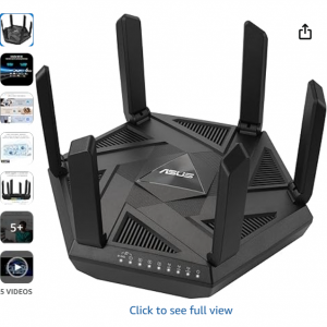 Extra $15 off ASUS RT-AXE7800 Tri-band WiFi 6E (802.11ax) Router @Amazon