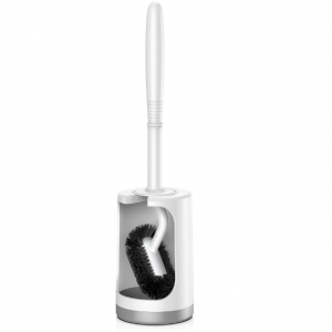 HAMITOR Toilet Bowl Brush Holder Set @ Amazon