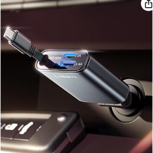 Amazon - LISEN 车载充电器 USB C快充 57W 迷你，折上8折