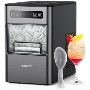 HiCOZY - HiCOZY 台面制冰机，6 分钟制冰，每日 24 磅，现价$119.99 