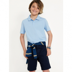 School Uniform Jersey Polo Shirt for Boys