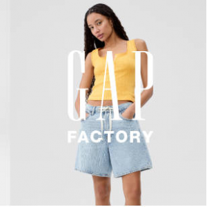 Gap Factory 夏季大促 全场基础款服饰一律4折+额外9折+无门槛免邮特惠  