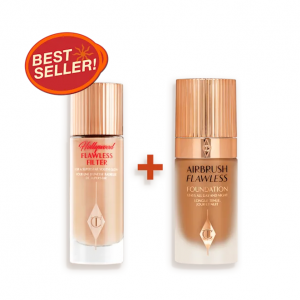 Charlotte Tilbury官網柔焦美顏&星光濾鏡2瓶粉底液套裝好價！