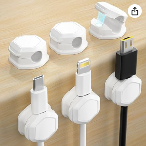 Amazon - KaiTuoZhe 6件装磁性 数据线电线整理器 ，折上5折