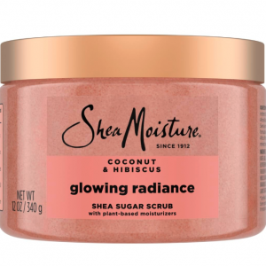 SheaMoisture Coconut & Hibiscus Glowing Radiance Shea Sugar Scrub 12oz @ Amazon
