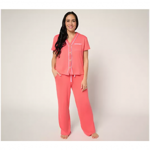 MUK LUKS 梦幻云朵图案短袖睡衣套装