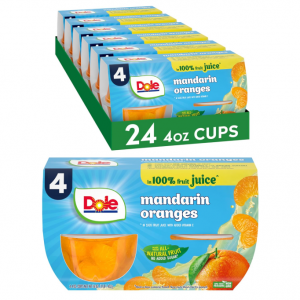 Dole 橙子水果杯 4oz 24杯 @ Amazon