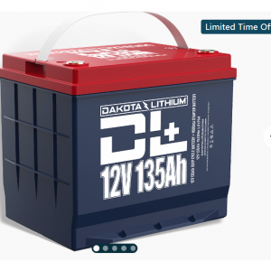 Dakota Lithium - DL+ 12V 135Ah 双用途 1000CCA 锂电池，直降$221 