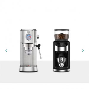 GEVI - Espresso Barista 入門套裝，含萃取壓力表和研磨機，6.8折