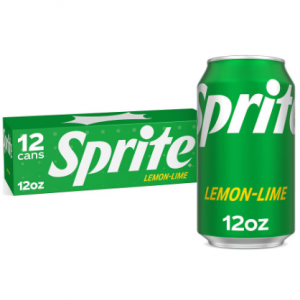 雪碧汽水 柠檬青柠味 12oz 12罐