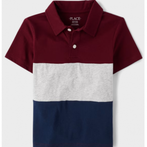 男童拼色 Polo 衫