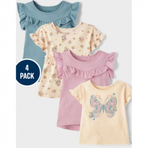 女童蝴蝶上衣 4 件套
