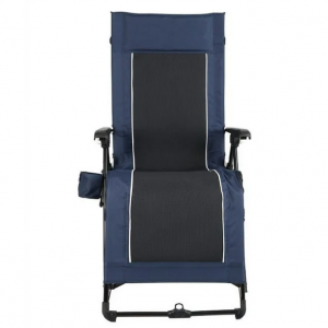 Ozark Trail Zero Gravity Lounger Camping Chair, Blue, Adult, 20.3lbs @ Walmart