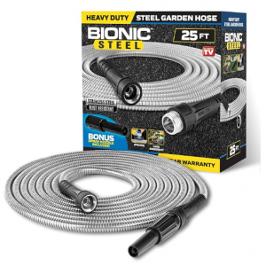Bionic Steel 金属花园水管 25英尺 @ Amazon