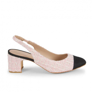 Stuart Weitzman Milla 64MM 粗花呢露跟高跟鞋