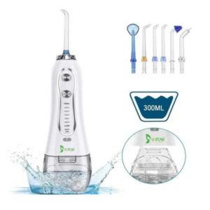 Waterproof Cordless Oral Irrigator Portable Rechargeable Water Floss @ Bed Bath and Beyond