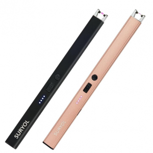 SURYOL 可充電 萬向防風電子點火機 2個裝 @ Amazon