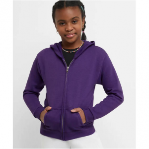 Hanes EcoSmart Girls' Full-Zip Hoodie