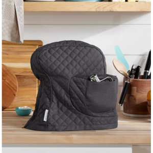 KITCHENAID Fitted Tilt-Head Stand Mixer Cover with Storage Pocket, Quilted 100% Cotton @ Amazon