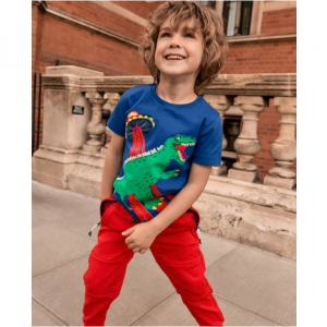 Boden Short Sleeve Appliqué T-shirt