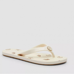 Coach Outlet zayn flip flop with shell print