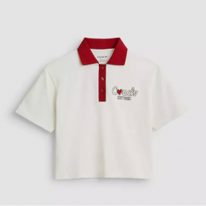 Coach Outlet heart 短款休闲polo衫