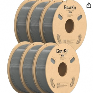 Amazon - GratKit PETG 3D打印线材 6卷装，9.5折，多色可选