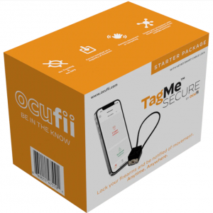 Ocufii - TagMe Secure 入门套装（含钥匙智能缆锁）仅$159.99 