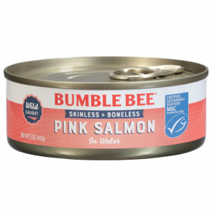 Bumble Bee Skinless & Boneless Chunk Light Pink Salmon in Water, 5 Oz @ Amazon