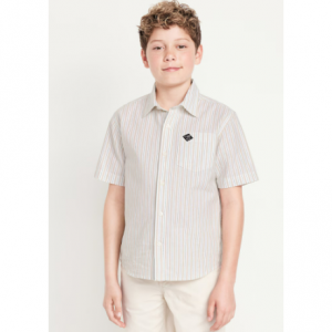 Short-Sleeve Oxford Shirt for Boys