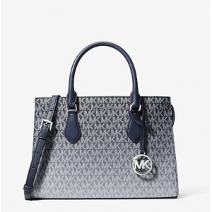 Michael Kors Outlet Sheila Ombré Signature Logo 中号手提包