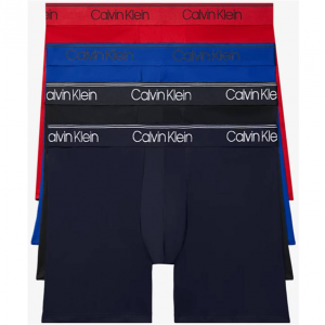Calvin Klein 男士3+1微弹平角内裤