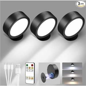 EZVALO LED Wall Mounted Lights, 5500mAh Rechargeable Wall Sconces Lamp @ Amazon