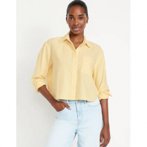 Old Navy Button-Down 短款衬衫