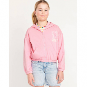 Old Navy Hello Kitty® 女童拉链连帽卫衣