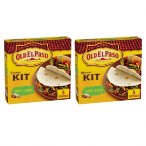 Old El Paso Soft Taco Dinner Kit, 12.5 oz. (Pack of 2) @ Amazon