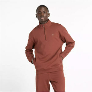 男士抓绒套头衫