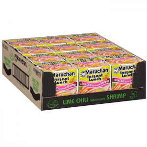 Maruchan 速食杯面 青柠辣椒味 2.25oz 12杯装 @ Amazon