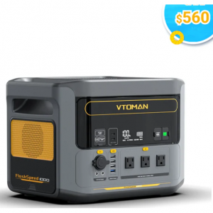Vtoman - VTOMAN FlashSpeed 1000 便攜式電源站，直降$560 