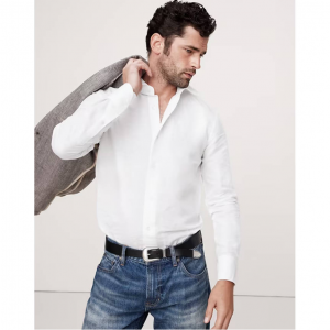 Banana Republic 修身亚麻衬衫