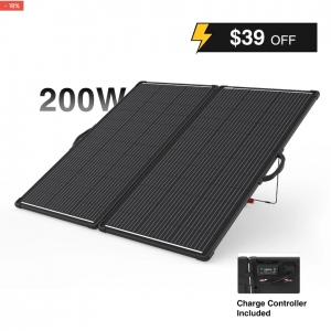 $69 off ACOPOWER PLK Portable Solar Panel Kit, Lightweight 20A Charge Controller 200W @ACOPOWER