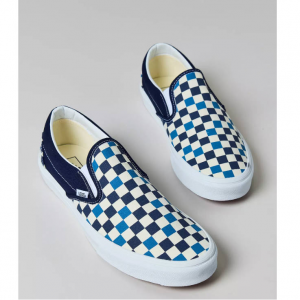 Vans 男士经典棋盘格一脚蹬