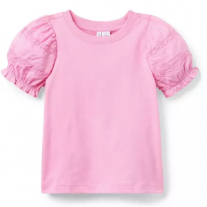 Lace Puff Sleeve Top