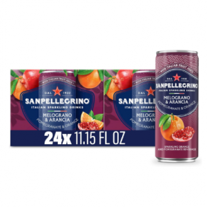 Sanpellegrino Italian Sparkling Drink, Orange and Pomegranate, 11.15oz (24 Pack) @ Amazon