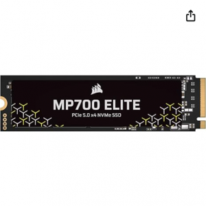 Amazon - Corsair MP700 Elite 2TB PCIe 5.0 x4 固态硬盘 ，现价$169.99