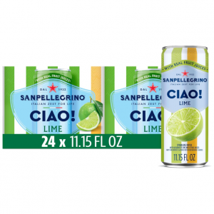 Sanpellegrino CIAO 无糖低卡青柠气泡水 24瓶
